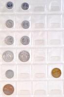 ~206db-os vegyes külföldi fémpénz tétel albumban, közte Dél-Korea, Észak-Korea, Luxemburg, Macedónia...