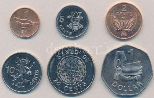 Salamon-szigetek 2005. 1c-1$ (6xklf) forgalmi sor T:1-,2
Solomon Islands 2005. 1 Cent - 1 Dollar (6...