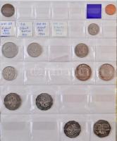 55db-os vegyes külföldi fémpénz tétel albumban, közte Salamon-szigetek, Seychelle-szigetek, Szaúd-Ar...