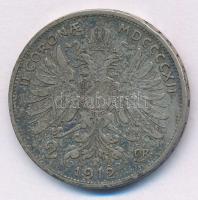 Ausztria 1912. 2K Ag "Ferenc József" T:2 patina 
Austria 1912. 2 Corona Ag "Franz Jo...