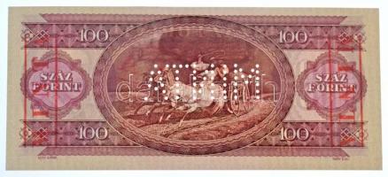 1993. 100Ft piros "MINTA" felülnyomással és perforációval illetve "B001 000301" ...