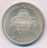 1938. 5P Ag "Szent István" T:1- kis patina
Adamo P8.1