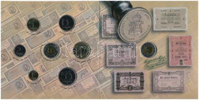 2002. 1-100Ft (7xklf) forgalmi sor szettben + 2002. 100Ft "Kossuth" T:BU 
Adamo FO35