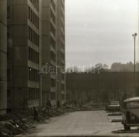 cca 1970 Budapest, XXII. kerület, Budafokon és Nagytétény épületei, utcái, lakói, 21 db vintage nega...