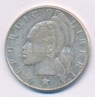 Libéria 1961. 50c Ag T:2,2- Liberia 1961. 50 Cents Ag C:XF,VF