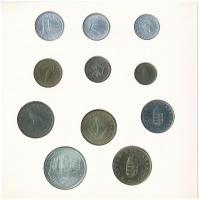 1993. 10f-200Ft (11xklf) forgalmi sor dísztokban, több lapos verzió, benne 200Ft Ag "MNB" ...