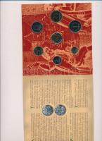 2001. 1Ft-100Ft (7xklf) forgalmi sor dísztokban, "Magyarország pénzérméi" sorozat T:BU Ada...