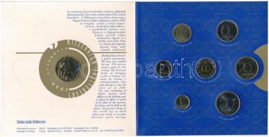 2000. 1Ft-200Ft (7xklf) forgalmi sor szettben + "200 ft Milennium" T:BU 
Adamo FO33