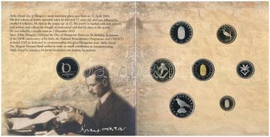 2005. 1Ft-100Ft (7xklf) forgalmi sor szettben + 2005. 10Ft "József Attila" T:PP 
Adamo FO...