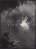 cca 1958 Dezső Pál (?-?) kecskeméti fotóművész hagyatékából 3 db feliratozott vintage fotóművészeti alkotás, 22,5x16,5 cm és 23x11 cm között