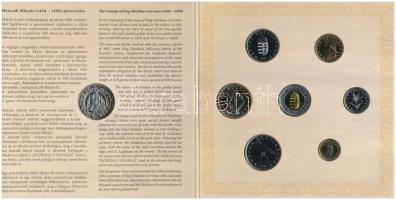 2008. 1Ft-100Ft (7xklf) "Reneszánsz emlékév" forgalmi sor szettben + Mátyás denár Ag fantá...