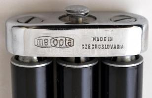 Meopta kinyitható fém háromlábú fényképezőgép állvány / Vintage tripod