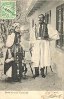 Bánffyhunyad, Huedin; népviselet / Transylvanian folklore. TCV card  (EB)