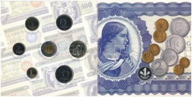 2006. 1Ft-100Ft (8xklf) forgalmi sor szettben, benne 1946-os 1Ft Ag "Hatvanéves a Forint" ...