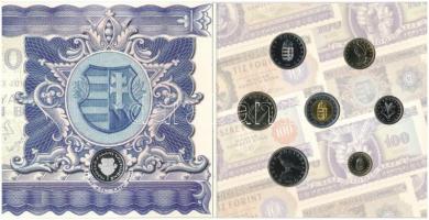 2006. 1Ft-100Ft (8xklf) forgalmi sor szettben, benne 1946-os 1Ft Ag "Hatvanéves a Forint" ...