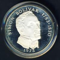 Panama 1975. 20B Ag "Simon Bolivar" 129,59g T:PP