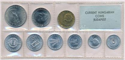 1977. 2f-10Ft (9xklf) érmés forgalmi sor fóliatokban T:1 Adamo FO10