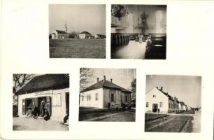 Báttyánd, Puczincz, Pucinci, Puconci; templom, belső, utcakép, Ebenspanger László üzlete, kerékpár / church, interior, street view, shop, bicycle (EK)