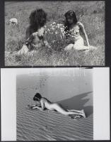 cca 1972 A vasárnapi matiné után, szolidan erotikus felvételek, 6 db vintage negatív, + 9 db vintage...