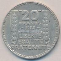 Franciaország 1933. 20Fr Ag T:2
France 1933. 20 Francs Ag C:XF 
Krause KM#879