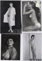 cca 1978 Bármit felvetsz, bármit levehetsz, szolidan erotikus felvételek, 21 db vintage negatív, + 6...