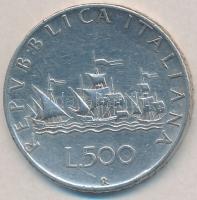 Olaszország 1958R 500L Ag "Kolumbusz hajói" T:2,2-
Italy 1958R 500 Lire Ag "Columbus...