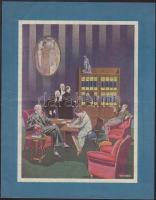 cca 1910-1920 Révai Nagy Lexikona reklám prospektusa, 4 p.