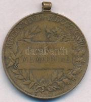 1898. "Jubileumi Emlékérem Fegyveres Erő Számára / Signum memoriae (AVSTR)" Br kitüntetés ...