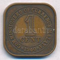 Malaya / Brit gyarmat 1940. 1c Br "VI. György" T:2
Malaya / British colony 1940. 1 Cent B...