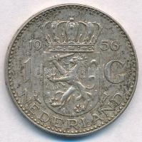 Hollandia 1956. 1G Ag "I. Julianna" T:2 
Netherlands 1956. 1 Gulden Ag "Juliana&quot...