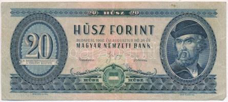 1960. 20Ft T:III Hungary 1960. 20 Forint C:F Adamo F12