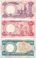 Nigéria 2002. 5N + 2003. 10N + 2004. 20N T:I--III
Nigeria 2002. 5 Naira + 2003. 10 Naira + 2004. 20...