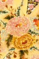 Zsolnay áttört dísztál, javított, jelzett (TJM), kopott, repedéssel, d: 37,5 cm