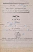 1942-1963 Herczeg Ferenc (1863-1954) íróval kapcsolatos tétel, adóívek, számlák, iratok, levelek a b...