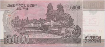 Észak-Korea 2008. 5000W "MINTA" T:I
North Korea 2008. 5000 Won "SPECIMEN" C:UNC