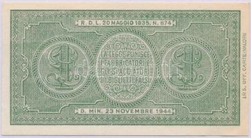 Olaszország 1944. 1L T:I-
Italy 1944. 1 Lira C:AU