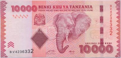 Tanzánia 2010. 10.000Sh T:I- Tanzania 2010. 10.000 Shilingi C:AU