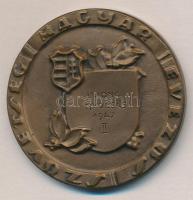 1947. "Magyar Evezős Szövetség" kétoldalas Br díjérem "Újonc nyolcas 1947 II." g...