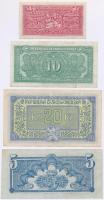 Csehszlovákia 1944. 5K + 1945. 5K + 10K + 20K T:III
Czechoslovakia 1944. 5 Korun + 1945. 5 Korun + ...