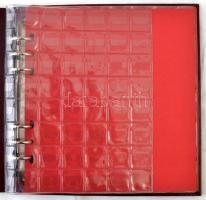 3db használt állapotú érmeberakó album, egy nagy méretű és két kicsi