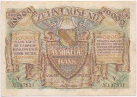 Németország / Weimari Köztársaság / Baden 1923. 10.000M szükségpénz T:III Germany / Weimar Republic / Baden 1923. 10.000 Mark necessity note C:F