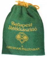 DN "Magyar Kaszinók" (4x) és "25 Cent - Casino City Budapest" (4x) fém zsetonok ...