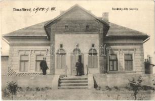 1908 Tiszafüred, Beniczky kastély. Kiadja Goldstein L. (EK)