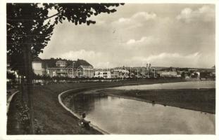 Ungvár, Uzshorod, Uzhorod; Galagó, folyóparti látkép / river bank