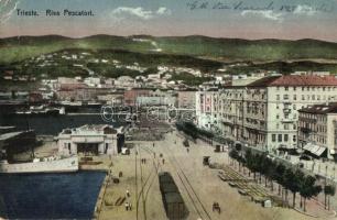 Trieste, Riva Pescatori / squay, industrial railway (EK)
