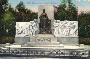 Trieste, Monumento imperatrice Elisabetta / statue (EB)
