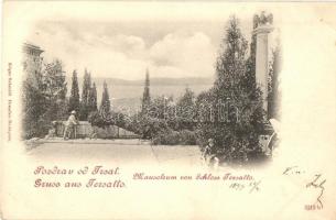 1899 Fiume, Rijeka; Trsat / Tersatto / mausoleum of the castle  (EK)