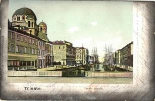 7 db RÉGI olasz városképes lap, 6 Trieszt és egy Muggia / 7 pre-1945 Italian town-view postcards, 6 Trieste and one Muggia