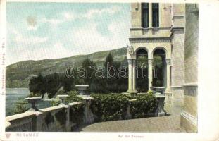 7 db RÉGI olasz városképes lap, 6 Trieszt és egy Muggia / 7 pre-1945 Italian town-view postcards, 6 ...