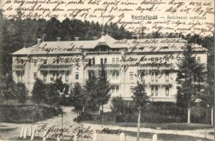 1912 Bártfa-fürdő, Bardejovské Kúpele, Bardiov; Széchenyi szálloda / hotel (EK)
